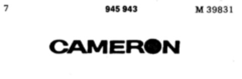 CAMERON Logo (DPMA, 14.11.1974)