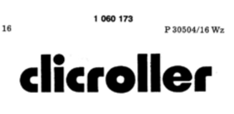 clicroller Logo (DPMA, 27.07.1983)