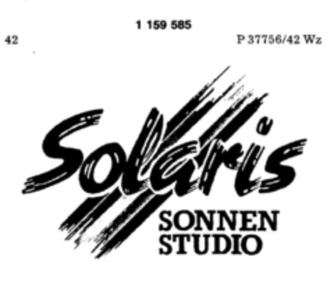 Solaris SONNEN STUDIO Logo (DPMA, 15.03.1989)