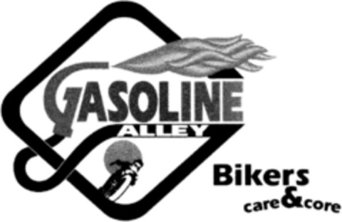 GASOLINE ALLEY Bikers care & core Logo (DPMA, 26.05.1992)