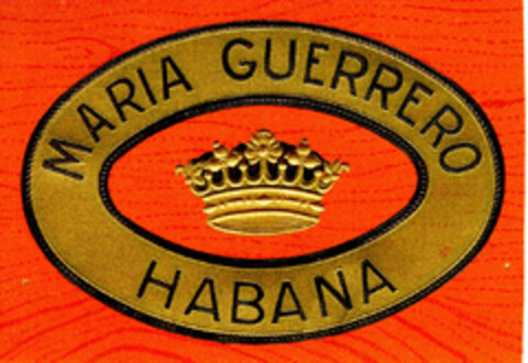 MARIA GUERRERO HABANA Logo (DPMA, 28.10.1953)