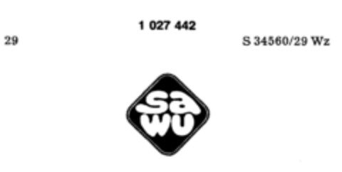 sa wu Logo (DPMA, 14.02.1980)