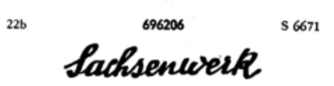 Sachsenwerk Logo (DPMA, 27.10.1955)