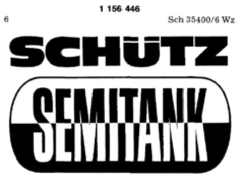 SCHÜTZ SEMITANK Logo (DPMA, 14.06.1989)