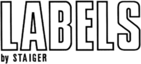 LABELS by STAIGER Logo (DPMA, 27.07.1991)