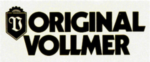 ORIGINAL VOLLMER Logo (DPMA, 20.05.1980)