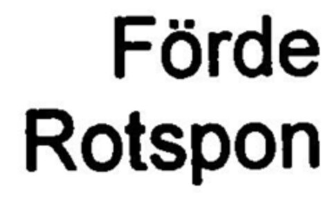 Förde Rotspon Logo (DPMA, 01/10/2001)