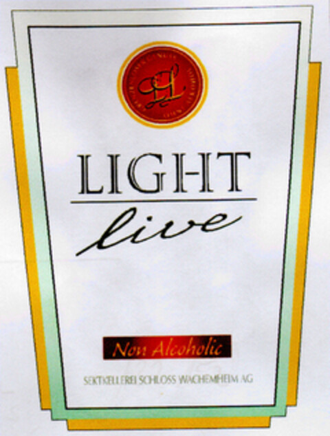 LIGHT live Non Alcoholic Logo (DPMA, 03.01.2002)