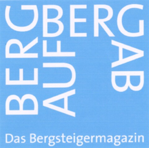 BERG AUF BERG AB Das Bergsteigermagazin Logo (DPMA, 01/24/2008)