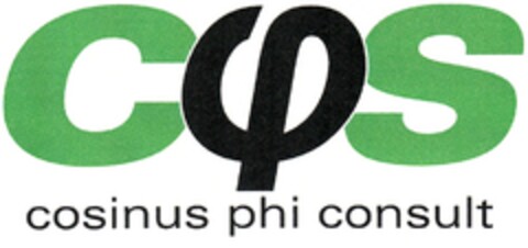 cφs cosinus phi consult Logo (DPMA, 03.03.2008)