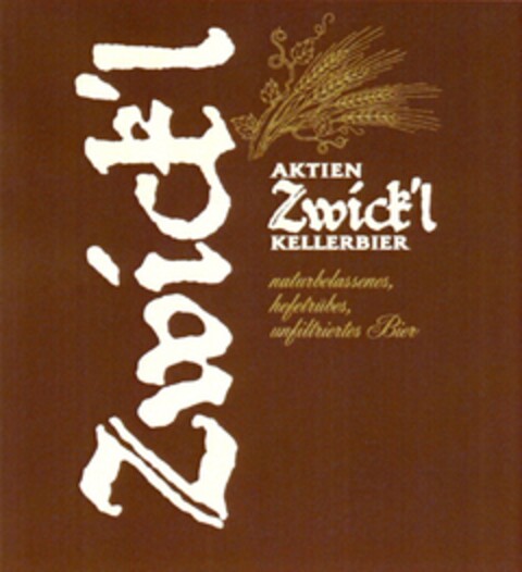 AKTIEN Zwick'l KELLERBIER Logo (DPMA, 06/17/2008)