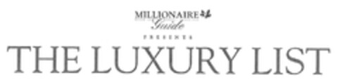 MILLIONAIRE Guide PRESENTS THE LUXURY LIST Logo (DPMA, 21.07.2008)