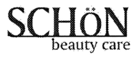 SCHÖN beauty care Logo (DPMA, 10/21/2008)