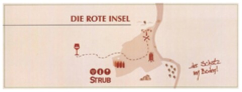 DIE ROTE INSEL STRUB ...der Schatz im Boden! Logo (DPMA, 08/01/2017)