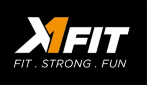 X1FIT FIT . STRONG . FUN Logo (DPMA, 19.09.2023)