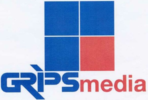 GRIPSmedia Logo (DPMA, 25.09.2002)