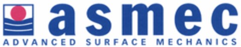 asmec ADVANCED SURFACE MECHANICS Logo (DPMA, 10/18/2004)