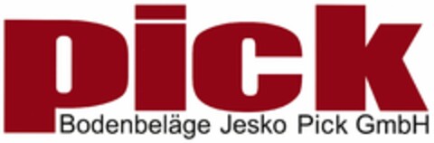 pick Bodenbeläge Jesko Pick GmbH Logo (DPMA, 29.03.2005)