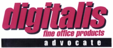 digitalis fine office products advocate Logo (DPMA, 04/28/2005)