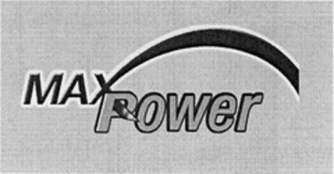 MAX POWER Logo (DPMA, 16.08.2007)