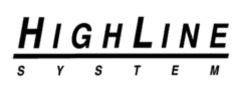 HIGHLINE SYSTEM Logo (DPMA, 24.02.1995)