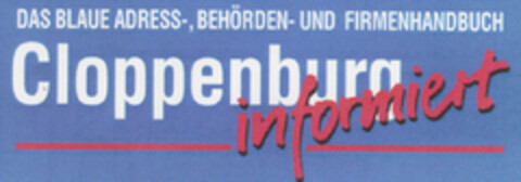 Cloppenburg informiert Logo (DPMA, 08.06.1995)