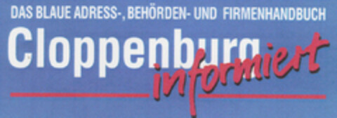 Cloppenburg informiert Logo (DPMA, 06/08/1995)