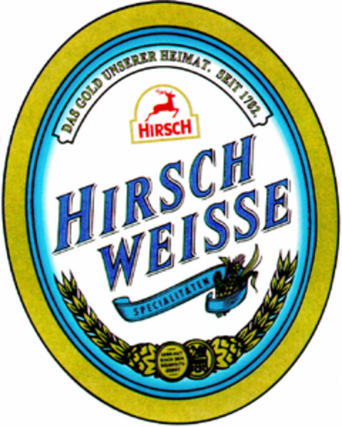 HIRSCH  WEISSE Logo (DPMA, 23.08.1995)