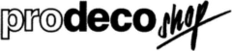 prodeco shop Logo (DPMA, 09/28/1995)