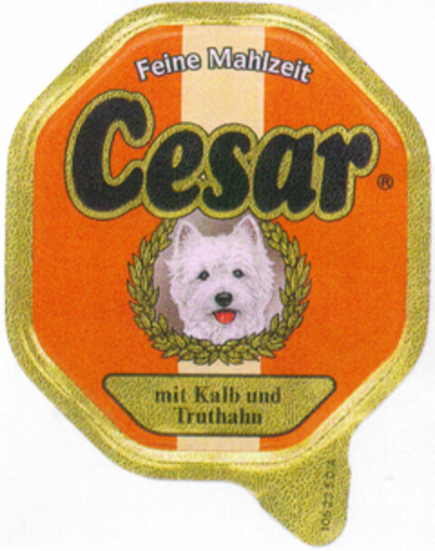 Feine Mahlzeit Cesar mit Kalb und Truthahn Logo (DPMA, 05.07.1996)