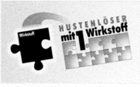 HUSTENLÖSER mit 1 Wirkstoff Logo (DPMA, 05/02/1998)