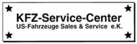 KFZ-Service-Center Logo (DPMA, 02.02.1999)