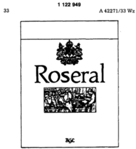 Roseral Logo (DPMA, 02.12.1986)