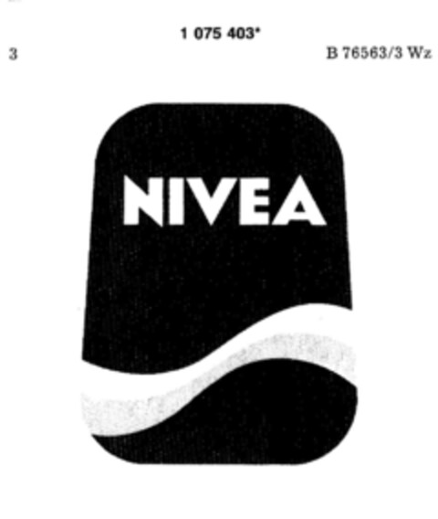 NIVEA Logo (DPMA, 15.03.1985)