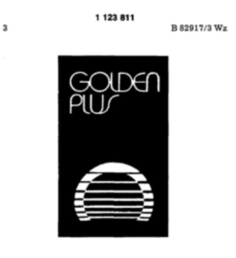 GOLDEn PLUS Logo (DPMA, 09.10.1987)