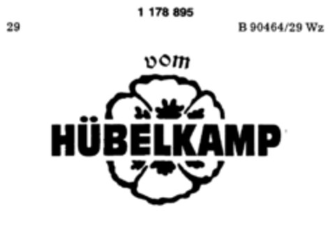 vom HÜBELKAMP Logo (DPMA, 25.07.1990)