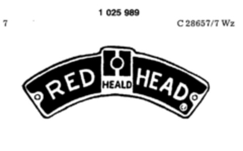 RED HEAD HEALD Logo (DPMA, 14.08.1979)