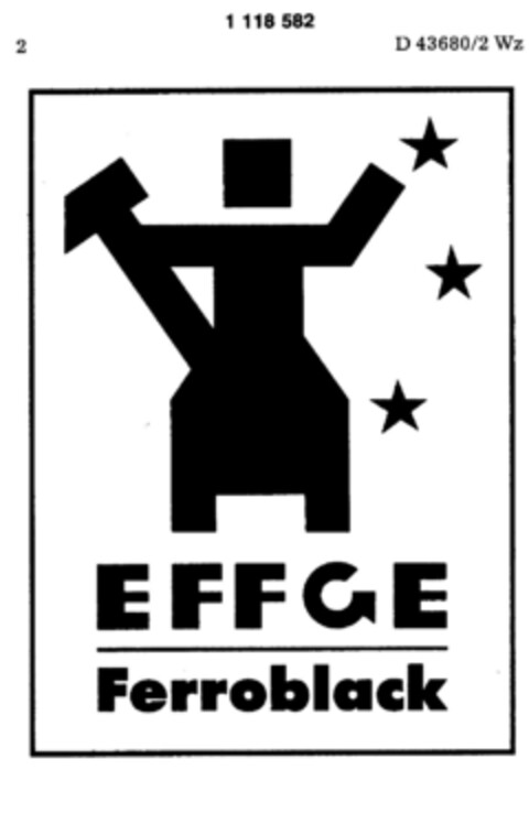 EFFGE Ferroblack Logo (DPMA, 13.08.1987)