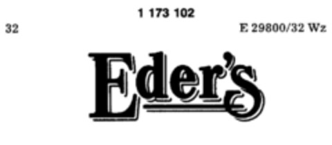 Eder's Logo (DPMA, 10.07.1990)