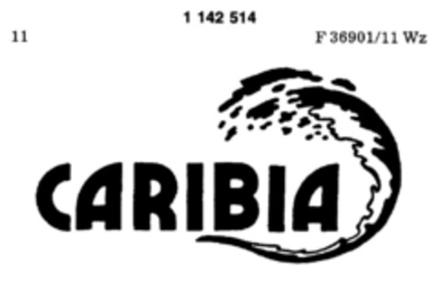 CARIBIA Logo (DPMA, 10.11.1988)