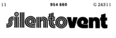 silentovent Logo (DPMA, 21.01.1976)