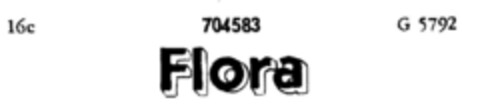 Flora Logo (DPMA, 17.10.1955)