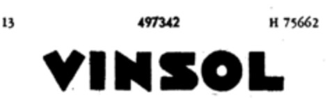 VINSOL Logo (DPMA, 22.05.1937)
