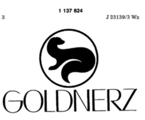 GOLDNERZ Logo (DPMA, 29.07.1988)