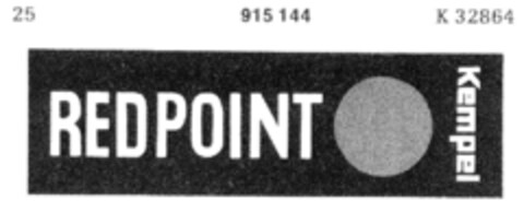 REDPOINT Kempel Logo (DPMA, 20.01.1972)