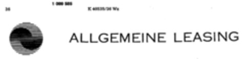 ALLGEMEINE LEASING Logo (DPMA, 02.04.1979)