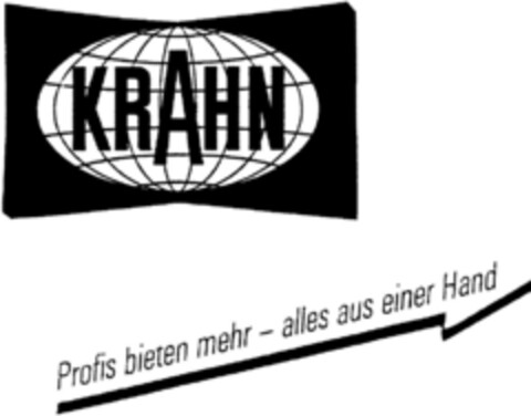 KRAHN Profis bieten mehr - alles aus einer Hand Logo (DPMA, 09.01.1993)