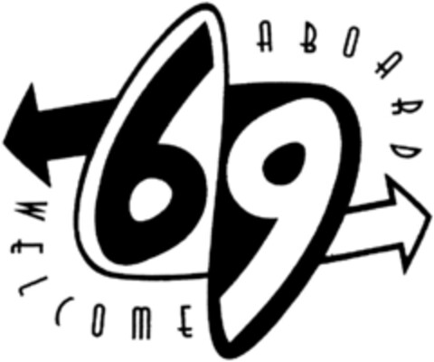 69 WELCOME ABOARD Logo (DPMA, 30.11.1993)