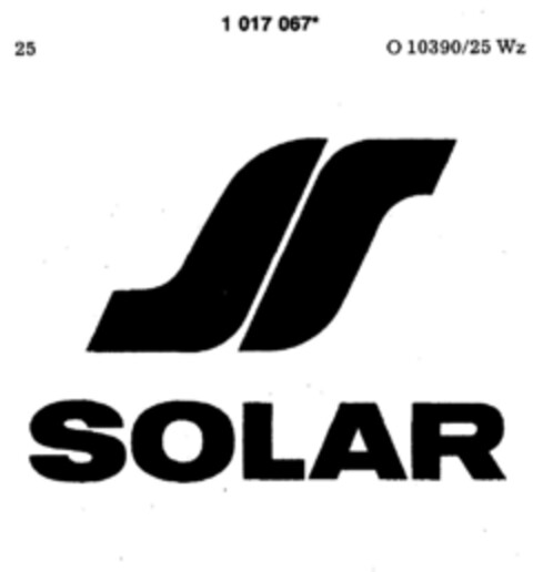 SOLAR Logo (DPMA, 03/23/1981)