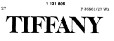TIFFANY Logo (DPMA, 16.05.1988)
